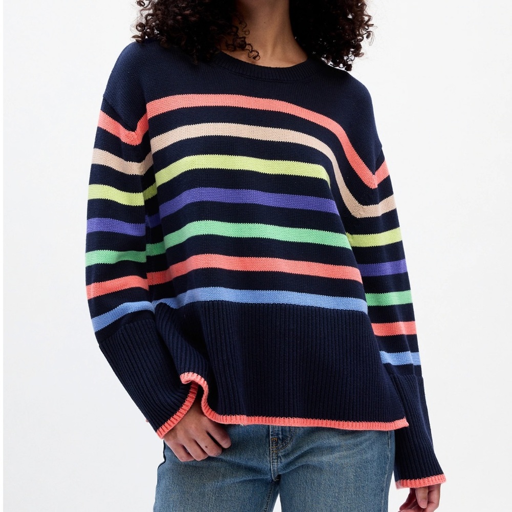 Gap Split Hem Crew Neck Sweater - image 1